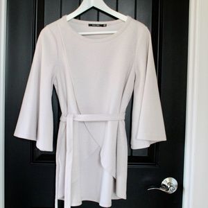 VICI White Wrap Sweater (Doe + Rea)